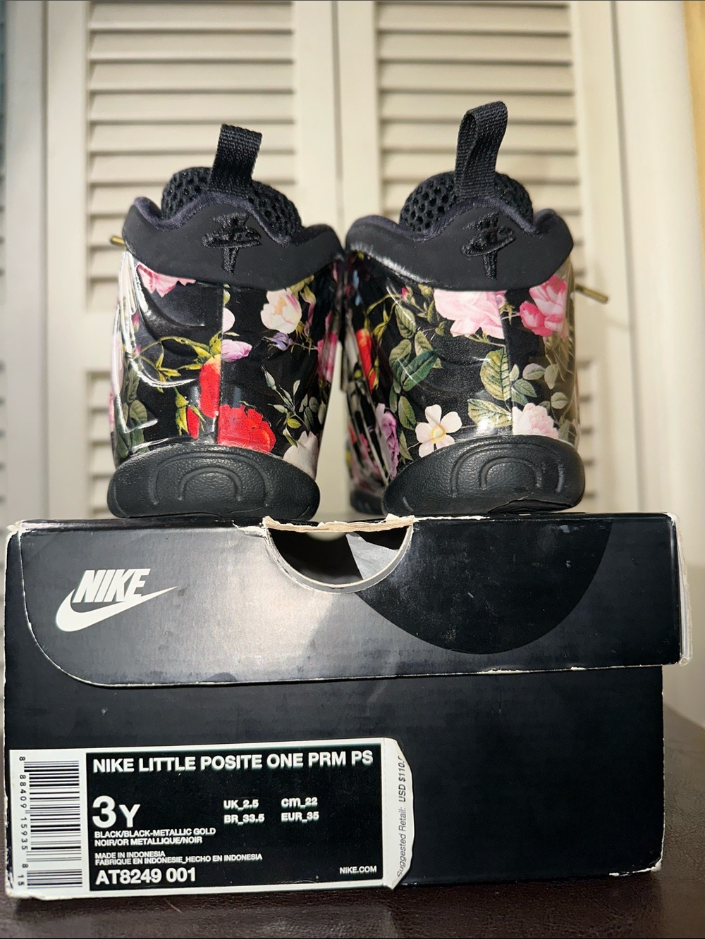 (SOLD) 2019 Kids Nike Little Posite PS…”Floral”… - Picture 10 of 10